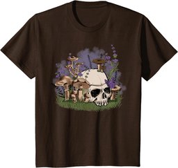 Cottagecore Aesthetic Mushroom Man Goblincore Fantasy T-Shirt