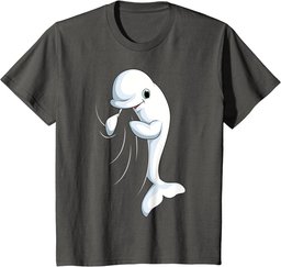 Beluga Whale Kids Boys Girls Women T-Shirt