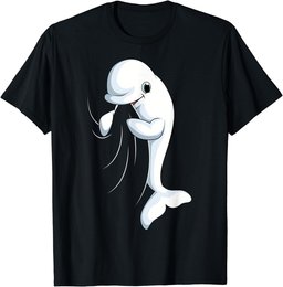 Beluga Whale Kids Boys Girls Women T-Shirt