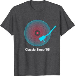 Classic Since '05 Vinyl - 19th Birthday Gift Idea for Men T-Shirt