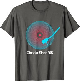 Classic Since '05 Vinyl - 19th Birthday Gift Idea for Men T-Shirt