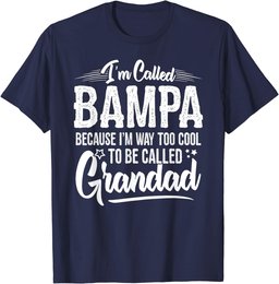 Bampa Tee Shirt from Grandchildren Funny Grandfather Bampa T-Shirt