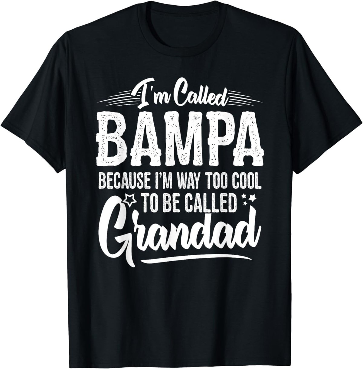 Bampa Tee Shirt from Grandchildren Funny Grandfather Bampa T-Shirt