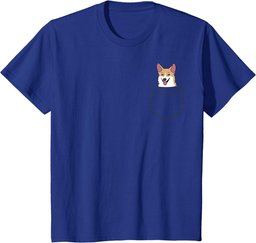 Corgi Dog In The Pocket Cute Dog Pocket Welsh Corgi T-Shirt