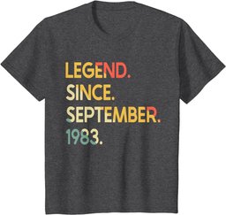 40th Birthday Vintage 1983 40 Year Old for Men Women T-Shirt