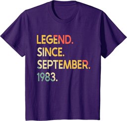 40th Birthday Vintage 1983 40 Year Old for Men Women T-Shirt