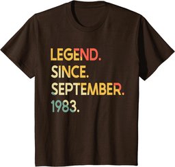 40th Birthday Vintage 1983 40 Year Old for Men Women T-Shirt