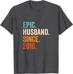Epic Husband Since 2016 | 8th wedding anniversary 8 years T-Shirt