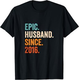 Epic Husband Since 2016 | 8th wedding anniversary 8 years T-Shirt