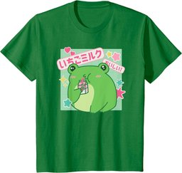 Kawaii cute cartoon Frog love T-Shirt