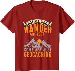 Geocache Gifts Boys Men Cache Caching and Women Geocaching T-Shirt
