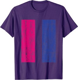 Vintage Bisexual Pride Flag Bi Men Women T-Shirt
