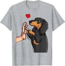 Dachshund Love Weiner Dog Mom Funny Girls Gift T-Shirt