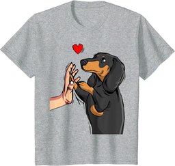 Dachshund Love Weiner Dog Mom Funny Girls Gift T-Shirt