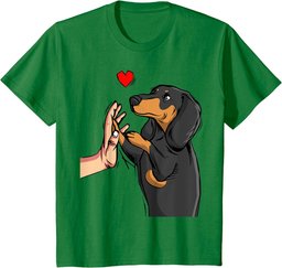 Dachshund Love Weiner Dog Mom Funny Girls Gift T-Shirt