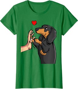 Dachshund Love Weiner Dog Mom Funny Girls Gift T-Shirt