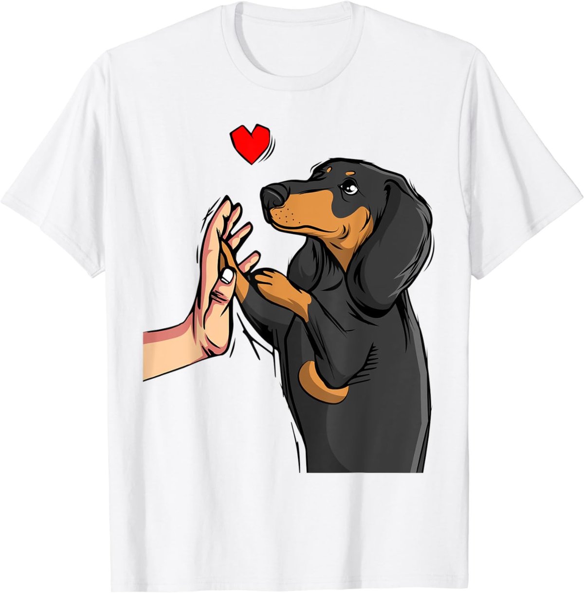 Dachshund Love Weiner Dog Mom Funny Girls Gift T-Shirt