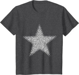 Silver Star Five-Pointed T-Shirt