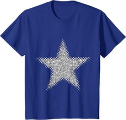 Silver Star Five-Pointed T-Shirt