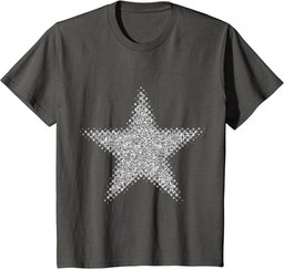 Silver Star Five-Pointed T-Shirt