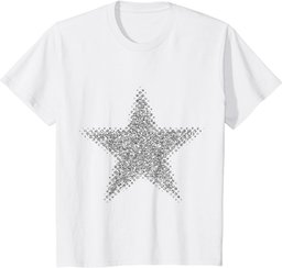 Silver Star Five-Pointed T-Shirt