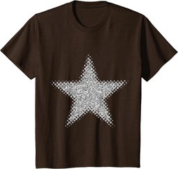 Silver Star Five-Pointed T-Shirt