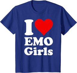 I LOVE HEART EMO GIRLS T-Shirt