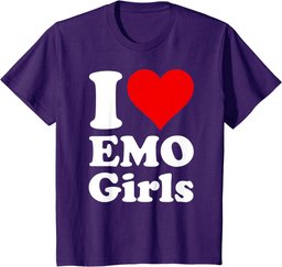 I LOVE HEART EMO GIRLS T-Shirt