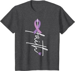 Epilepsy Awareness Ribbon Faith T-Shirt
