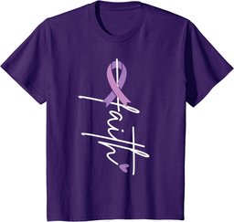 Epilepsy Awareness Ribbon Faith T-Shirt
