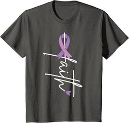 Epilepsy Awareness Ribbon Faith T-Shirt