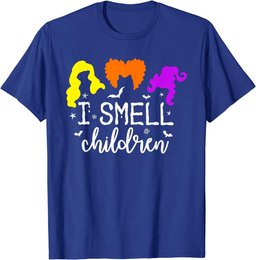 I Smell Children Funny Halloween Witches Costume T-Shirt