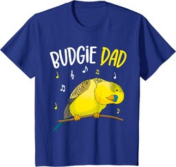 Budgie Dad Parakeet Budgerigar Mens T-Shirt
