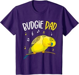 Budgie Dad Parakeet Budgerigar Mens T-Shirt