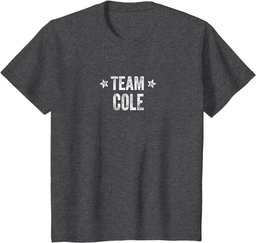 Team COLE - Last Name / Cole Family Member Surname T-Shirt