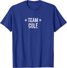 Team COLE - Last Name / Cole Family Member Surname T-Shirt