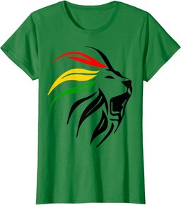 Rasta Lion Rastafari Colors Gift for Reggae Lover T-Shirt