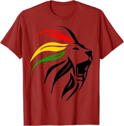 Rasta Lion Rastafari Colors Gift for Reggae Lover T-Shirt