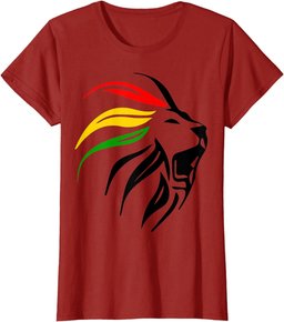 Rasta Lion Rastafari Colors Gift for Reggae Lover T-Shirt