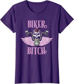 Biker Bitch Motorcycle Chick Biker Gang Gift T-Shirt