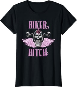 Biker Bitch Motorcycle Chick Biker Gang Gift T-Shirt