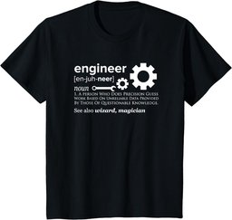 Engineer Definition - Wizard Magician Funny Engineer T-Shirt
