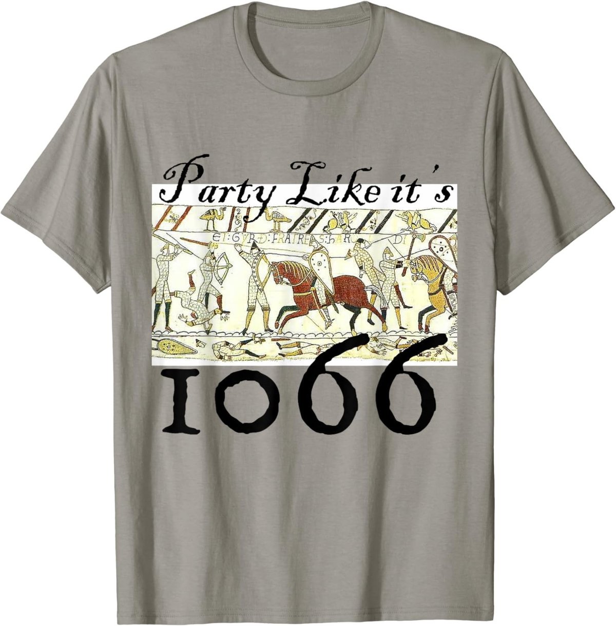 Medieval Bayeux Tapestry, Quirky Historic Funny T-Shirt