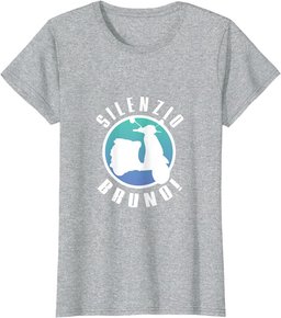 Silenzio! Funny Quote with Scooter T-Shirt