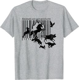 Animals Are Not Products - Vegetarianism - Animal Rights T-Shirt