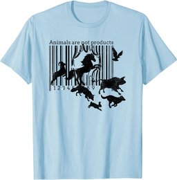 Animals Are Not Products - Vegetarianism - Animal Rights T-Shirt