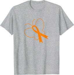 MS Awareness Gift for Women MS Ribbon and Butterfly T-Shirt
