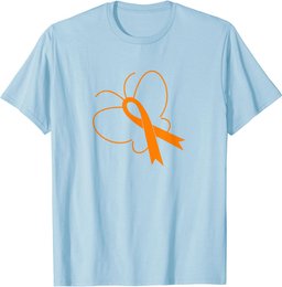 MS Awareness Gift for Women MS Ribbon and Butterfly T-Shirt