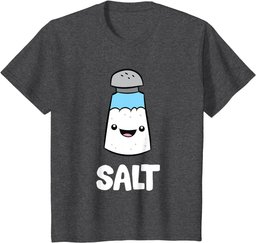 Salt Costume Matching Pepper And Salt Couple T-Shirt