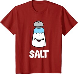 Salt Costume Matching Pepper And Salt Couple T-Shirt